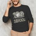 100 Days Of School Baseball Cap Boy School Teacher Unisex Long Sleeve T-Shirt