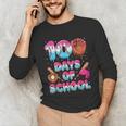 100 Days Of School Baseball Donut Dripping Teacher Boys Kids Unisex Long Sleeve T-Shirt 100 Days Of School Baseball Donut Dripping Teacher Boys Kids Unisex Long Sleeve T-Shirt