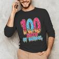 100 Days Of School Baseball Drip 100th Day Of School Unisex Long Sleeve T-Shirt