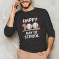 100 Days Of School Baseball Theme Kids Teens Boys 100th Day Unisex Long Sleeve T-Shirt 100 Days Of School Baseball Theme Kids Teens Boys 100th Day Unisex Long Sleeve T-Shirt