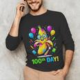 100th Day Of School Banana Baseball Drip For Kids Youth Girl Unisex Long Sleeve T-Shirt