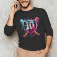 10th Birthday Boys Baseball Ice Cream Drip Boys Baseball Unisex Long Sleeve T-Shirt 10th Birthday Boys Baseball Ice Cream Drip Boys Baseball Unisex Long Sleeve T-Shirt