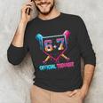 13th Birthday Official Teenager 67 Baseball Drip Boys Unisex Long Sleeve T-Shirt