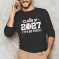 2027 Back To School Baseball 2027 Graduation Class Of 2027 Unisex Long Sleeve T-Shirt