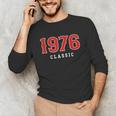 50 Year Old 1976 Classic Baseball Fan 50th Birthday Unisex Long Sleeve T-Shirt