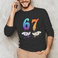 6 7 Six Seven Meme Hands Ice Cream Baseball Drip Boy Girl Unisex Long Sleeve T-Shirt 6 7 Six Seven Meme Hands Ice Cream Baseball Drip Boy Girl Unisex Long Sleeve T-Shirt