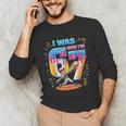 I Was 6 Now I'm 7 Baseball Birthday Boy For Teens Kids Unisex Long Sleeve T-Shirt I Was 6 Now I'm 7 Baseball Birthday Boy For Teens Kids Unisex Long Sleeve T-Shirt