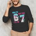 Now Im 6 Next Year I'Ll Be 7 Baseball Ice Cream Drip 67 Meme Unisex Long Sleeve T-Shirt