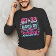 67 33 Days Of School Baseball Drip 100th Day Of School Boys Unisex Long Sleeve T-Shirt 67 33 Days Of School Baseball Drip 100th Day Of School Boys Unisex Long Sleeve T-Shirt