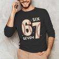 67 Baseball Six Seven 6 7 Meme Kids 67 Teen Boys 6-7 Unisex Long Sleeve T-Shirt 67 Baseball Six Seven 6 7 Meme Kids 67 Teen Boys 6-7 Unisex Long Sleeve T-Shirt