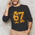 67 Brain Rot Meme Baseball Ice Cream Drip For Kids & Teens Unisex Long Sleeve T-Shirt 67 Brain Rot Meme Baseball Ice Cream Drip For Kids & Teens Unisex Long Sleeve T-Shirt