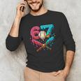 67 Ice Cream Drip Baseball Meme – Six Seven Gen Alpha Unisex Long Sleeve T-Shirt 67 Ice Cream Drip Baseball Meme – Six Seven Gen Alpha Unisex Long Sleeve T-Shirt
