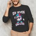 67 Meme Six Seven Baseball Ice Cream Drip Girls Boys Unisex Long Sleeve T-Shirt 67 Meme Six Seven Baseball Ice Cream Drip Girls Boys Unisex Long Sleeve T-Shirt