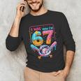 7th Birthday Boys I Was 6 Now I'm 7 Baseball Ice Cream Drip Unisex Long Sleeve T-Shirt 7th Birthday Boys I Was 6 Now I'm 7 Baseball Ice Cream Drip Unisex Long Sleeve T-Shirt