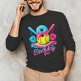 8th Birthday Baseball Ice Cream Drip 8 Years Old Girls B-Day Unisex Long Sleeve T-Shirt 8th Birthday Baseball Ice Cream Drip 8 Years Old Girls B-Day Unisex Long Sleeve T-Shirt