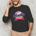 Auntie Rookie Of Year 1st Birthday Baseball Theme Matching Unisex Long Sleeve T-Shirt Auntie Rookie Of Year 1st Birthday Baseball Theme Matching Unisex Long Sleeve T-Shirt