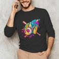 Banana Baseball 67 Ice Cream Drip Meme Unisex Long Sleeve T-Shirt