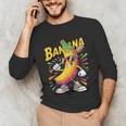 Banana Baseball Cartoon Cool Sports Kids Teens Unisex Long Sleeve T-Shirt Banana Baseball Cartoon Cool Sports Kids Teens Unisex Long Sleeve T-Shirt