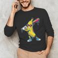 Banana Baseball Drip Kids Youth Boys Girls Unisex Long Sleeve T-Shirt