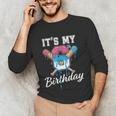 Baseball 6 Year Old Ice Cream Drip 6th Birthday Boy Number 6 Unisex Long Sleeve T-Shirt Baseball 6 Year Old Ice Cream Drip 6th Birthday Boy Number 6 Unisex Long Sleeve T-Shirt