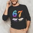 Baseball 67 Ice Cream Drip Six Seven Boys Meme Unisex Long Sleeve T-Shirt Baseball 67 Ice Cream Drip Six Seven Boys Meme Unisex Long Sleeve T-Shirt