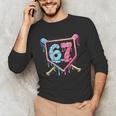 Baseball 67 Ice Cream Drip Six Seven Meme Boy Girl Kid Unisex Long Sleeve T-Shirt Baseball 67 Ice Cream Drip Six Seven Meme Boy Girl Kid Unisex Long Sleeve T-Shirt