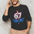 Baseball 67 Six Seven Gen Alpha Meme Drip Unisex Long Sleeve T-Shirt Baseball 67 Six Seven Gen Alpha Meme Drip Unisex Long Sleeve T-Shirt