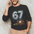 Baseball 67 Six Seven Meme 6-7 Drip Baseball Boys Men Unisex Long Sleeve T-Shirt Baseball 67 Six Seven Meme 6-7 Drip Baseball Boys Men Unisex Long Sleeve T-Shirt