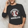 Baseball Abuelito Distressed Vintage Grandpa Game Day Unisex Long Sleeve T-Shirt Baseball Abuelito Distressed Vintage Grandpa Game Day Unisex Long Sleeve T-Shirt
