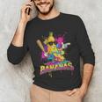 Baseball Banana Splatter Sports Kids Teens Unisex Long Sleeve T-Shirt