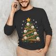 Baseball Bat Christmas Tree Lights Holiday Xmas Unisex Long Sleeve T-Shirt Baseball Bat Christmas Tree Lights Holiday Xmas Unisex Long Sleeve T-Shirt