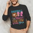 Baseball Or Bows Paw Paw Loves You Gender Reveal Baby Party Unisex Long Sleeve T-Shirt Baseball Or Bows Paw Paw Loves You Gender Reveal Baby Party Unisex Long Sleeve T-Shirt