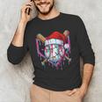 Baseball Christmas Santa Hat Baseball Christmas Drip Unisex Long Sleeve T-Shirt Baseball Christmas Santa Hat Baseball Christmas Drip Unisex Long Sleeve T-Shirt