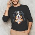 Baseball Dog Men & Women Unisex Long Sleeve T-Shirt