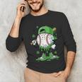 Baseball Drip For Boys Ice Cream Drip Baseball Player Unisex Long Sleeve T-Shirt