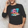 Baseball Drip Ice Cream 67 Graffiti Splash Melt Unisex Long Sleeve T-Shirt