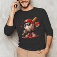 Baseball Drip Ice Cream Apparel Youth Boy Valentine Unisex Long Sleeve T-Shirt Baseball Drip Ice Cream Apparel Youth Boy Valentine Unisex Long Sleeve T-Shirt