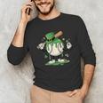 Baseball Drip Ice Cream Boys Kids Shamrock St Patricks Day Unisex Long Sleeve T-Shirt Baseball Drip Ice Cream Boys Kids Shamrock St Patricks Day Unisex Long Sleeve T-Shirt