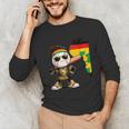 Baseball Drip Ice Cream Boys Youth Kids History Month Unisex Long Sleeve T-Shirt