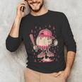 Baseball Drip Ice Cream Breast Cancer Awareness Boys & Girls Unisex Long Sleeve T-Shirt Baseball Drip Ice Cream Breast Cancer Awareness Boys & Girls Unisex Long Sleeve T-Shirt