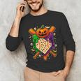Baseball Drip Ice Cream Drip Halloween Baseball Lovers Unisex Long Sleeve T-Shirt