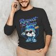 Baseball Drip Ice Cream Respect The Drip Home Plate Boy Kids Unisex Long Sleeve T-Shirt Baseball Drip Ice Cream Respect The Drip Home Plate Boy Kids Unisex Long Sleeve T-Shirt