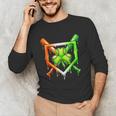 Baseball Drip Ice Cream St Patricks Day Shamrock Unisex Long Sleeve T-Shirt Baseball Drip Ice Cream St Patricks Day Shamrock Unisex Long Sleeve T-Shirt