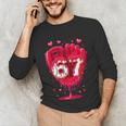 Baseball Drip Ice Cream Valentine Youth Boys Girls Sport Unisex Long Sleeve T-Shirt