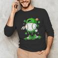 Baseball Drip Icecream Apparel Youth Boy St Patrick's Day Unisex Long Sleeve T-Shirt Baseball Drip Icecream Apparel Youth Boy St Patrick's Day Unisex Long Sleeve T-Shirt