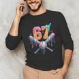Baseball Drip Number 67 Player Unisex Long Sleeve T-Shirt Baseball Drip Number 67 Player Unisex Long Sleeve T-Shirt
