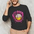 Baseball Drip Pink Glove Respect The Drip Youth Boys Girls Unisex Long Sleeve T-Shirt Baseball Drip Pink Glove Respect The Drip Youth Boys Girls Unisex Long Sleeve T-Shirt