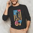 Baseball Drip USA Flag 67 Player 67th Birthday Ice Cream 67 Unisex Long Sleeve T-Shirt Baseball Drip USA Flag 67 Player 67th Birthday Ice Cream 67 Unisex Long Sleeve T-Shirt