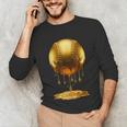 Baseball Dripping Drip Gold Sport Player Coach Baller Unisex Long Sleeve T-Shirt