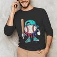 Baseball Drippy Style Apparel For Boys Youth Drip Baseball Unisex Long Sleeve T-Shirt Baseball Drippy Style Apparel For Boys Youth Drip Baseball Unisex Long Sleeve T-Shirt